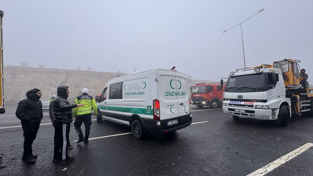 Yoğun sis zincirleme kazaya yol açtı! 2 ölü, çok sayıda yaralı var 9